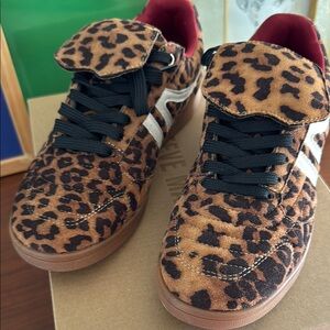 Steve Madden Leopard Print Sneakers